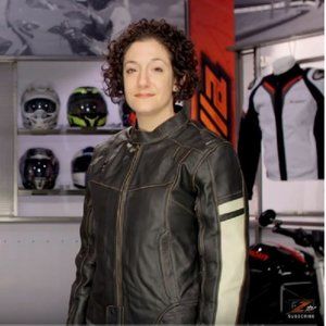 Women's RIVER ROAD Dame Vintage Brown Leather Motorcycle Biker Jacket Sz S NWOT